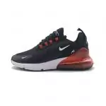 chaussures baskets nike homme air max 270 triple black top red